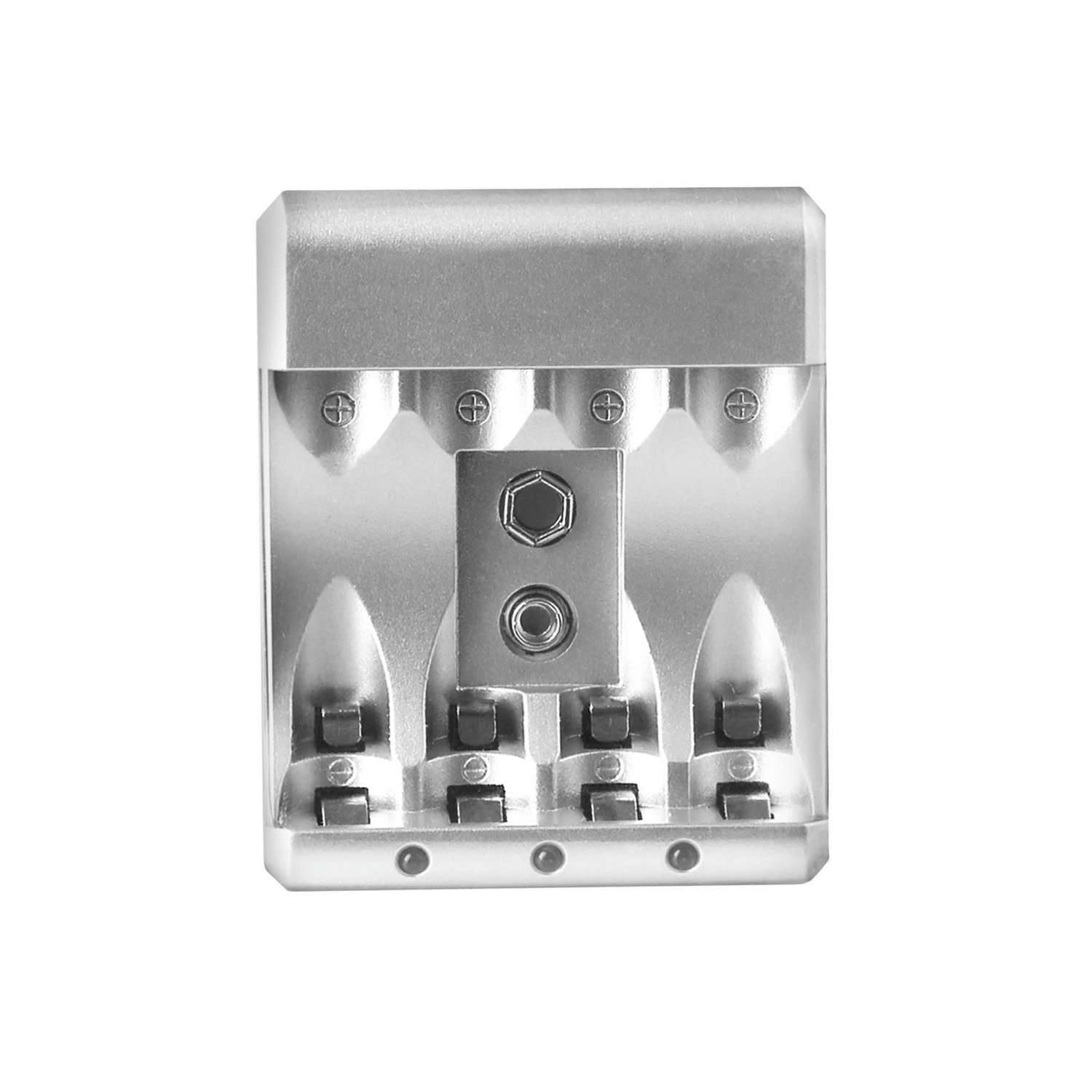 cargador 230V para pilas AA y AAA. Ideal para mantener tus dispositivos listos. Carga hasta 4 pilas a la vez, combinando comodidad y eficiencia en un solo equipo.