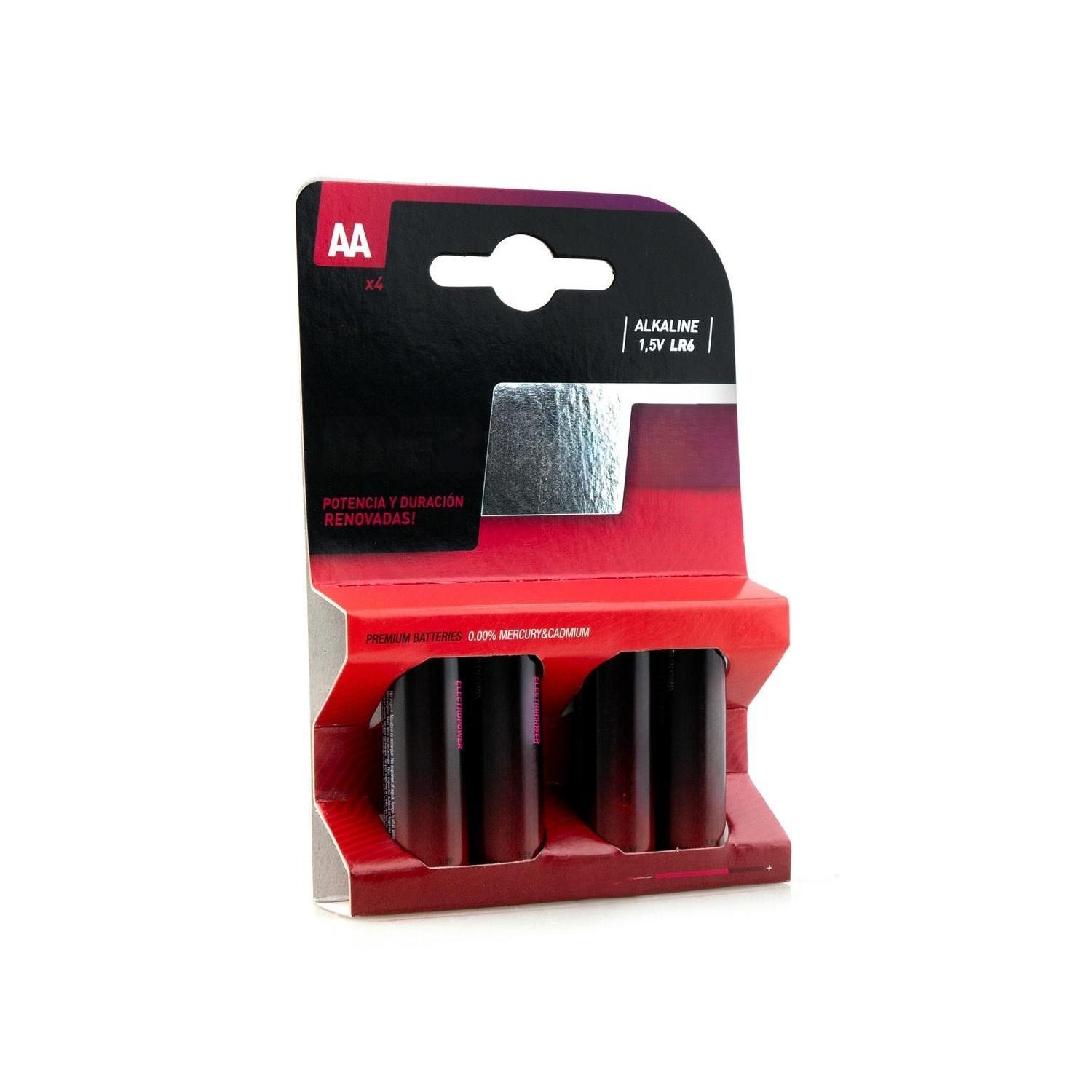 pila alcalina lr06-aa de capacidad, duradera y confiable, ideal para dispositivos electrónicos y juguetes.