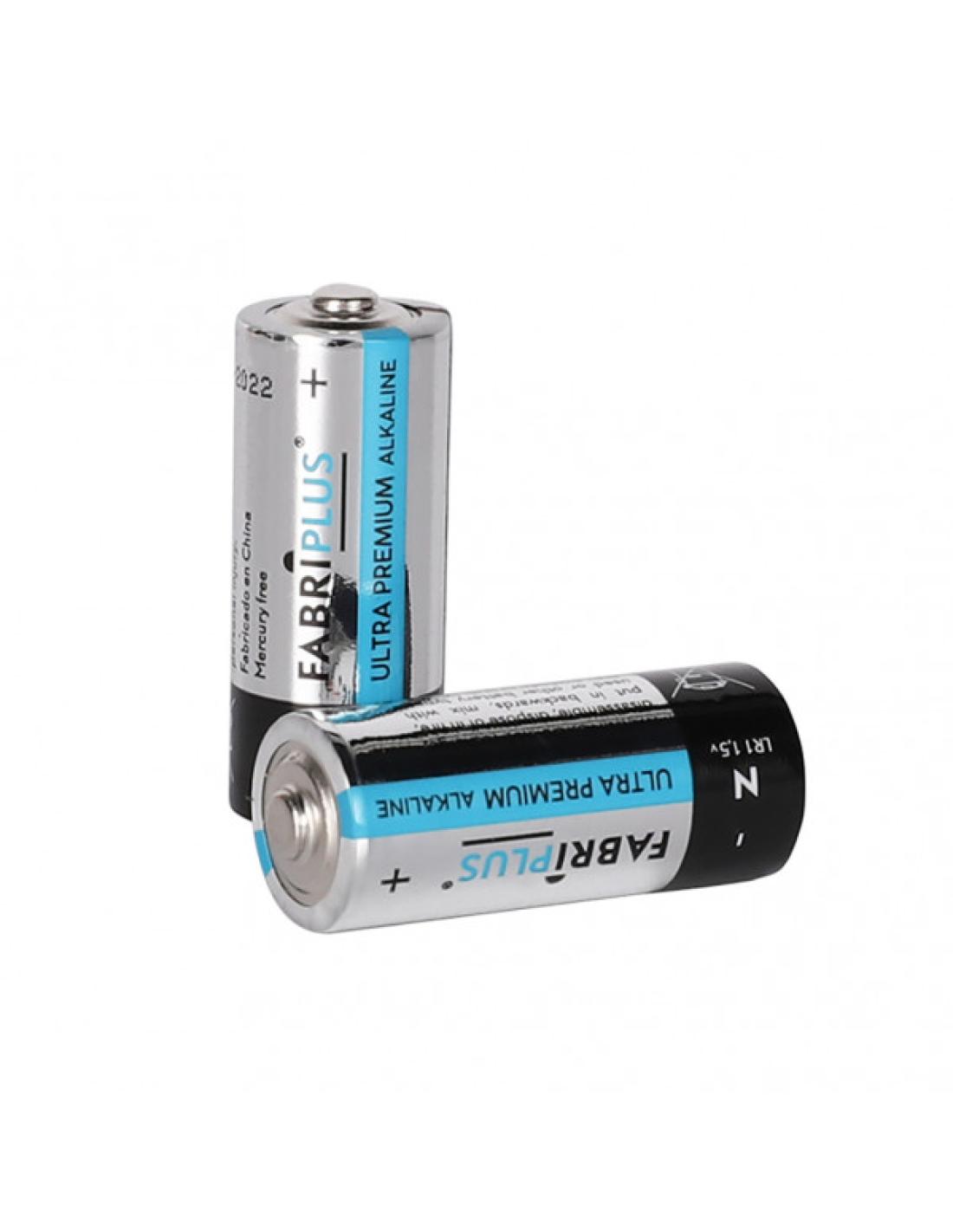 blister 2 pilas n/lr1 1.5v super alcalina 11.5x8.5x1.2 cm 0% mercurio - ideal para dispositivos electrónicos y juguetes.