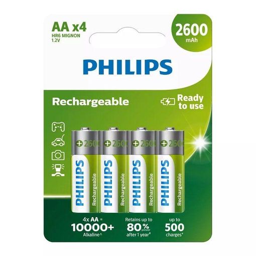batería recargable r6b4a 2600 mah, ideal para dispositivos electrónicos, ofrece larga duración y eficiencia energética.